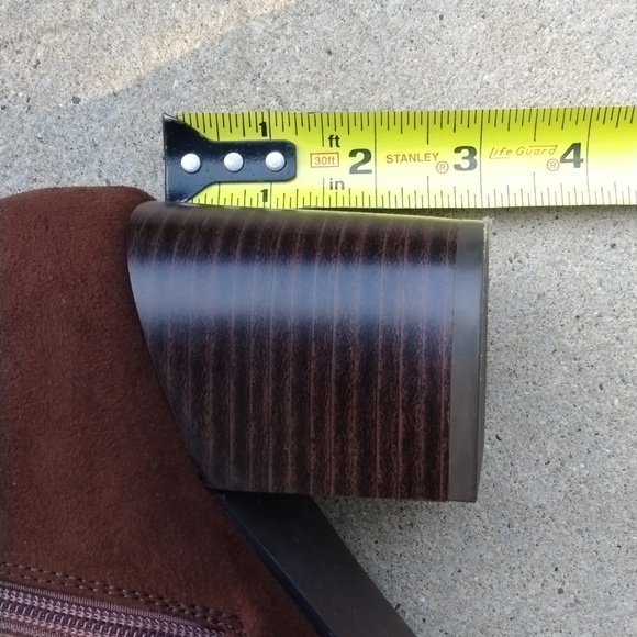 Liz Claiborne Cambridge  Block Heel Boots Sz 8, Cognac/Brown - Picture 10 of 12